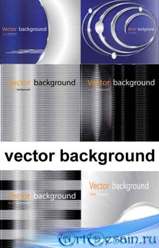 Металлические фоны в векторе/Metal background