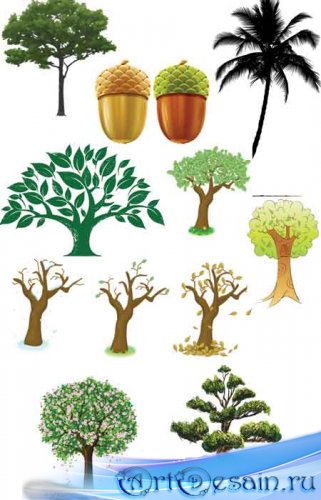 Деревья в векторе / tree in vector