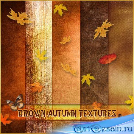    / Brown autumn textures