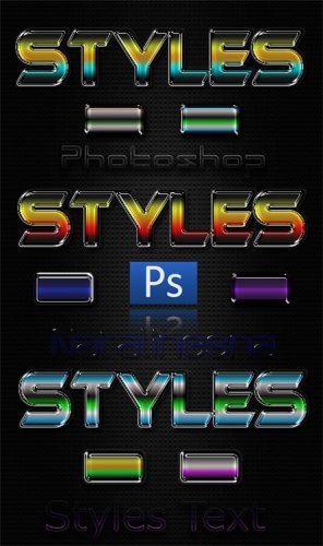     Photoshop / Color metal styles for Photoshop