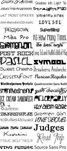 Font Collection   2012-2013