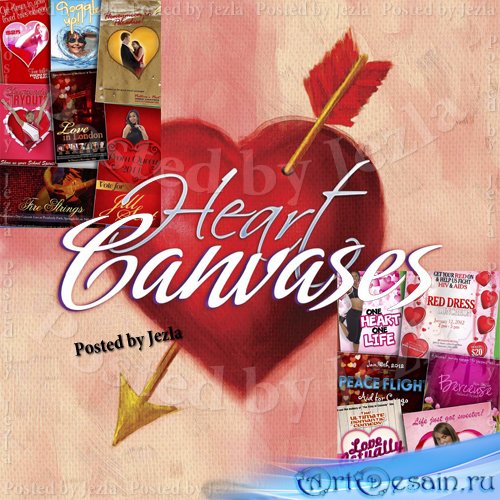   - Heart Canvases