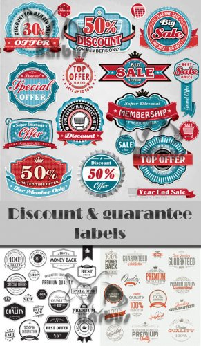 Discount and guarantee labels /    