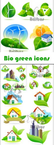 Bio green icons /    - Vector stock