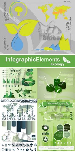 Infographic elements - ecology /   - 