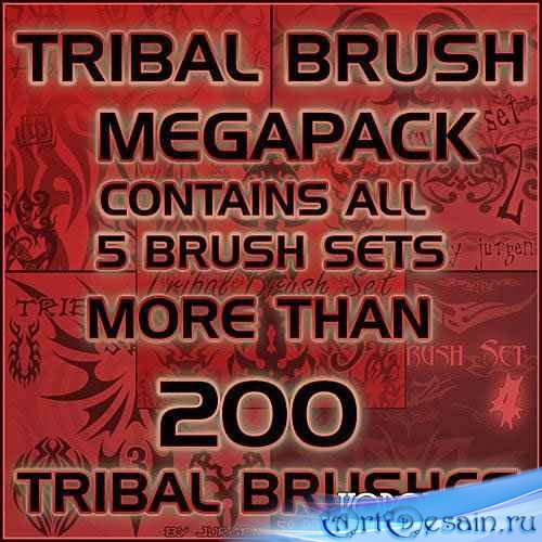 Кисти для Adobe Photoshop - Tribal Brush