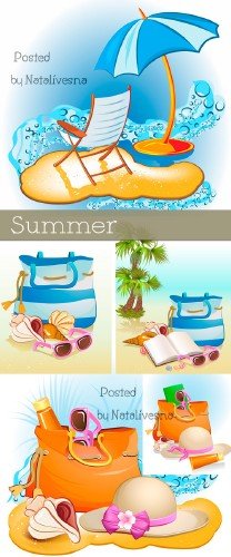 ,  ,      / Vector - Summer, beach bag,  ...