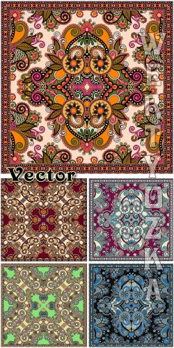     , / Vector Background with colorful patterns, ornaments