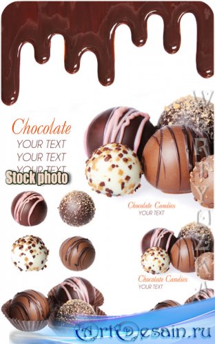 ,   / Chocolate, chocolate candy - Raster clipart
