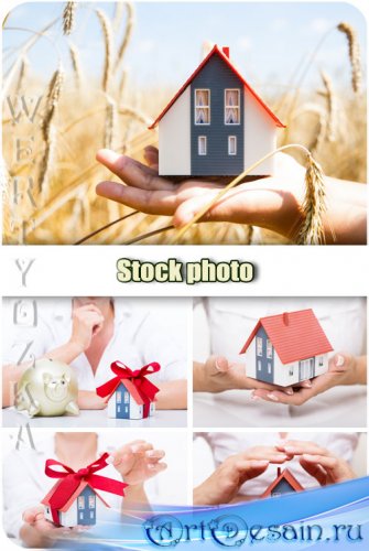   / Buying a home - raster clipart