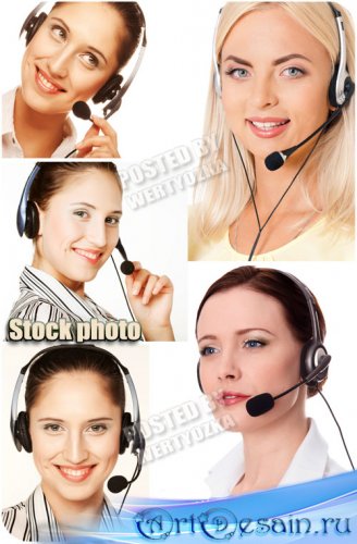  ,  / Work by the operator, the girls - Raster clipart