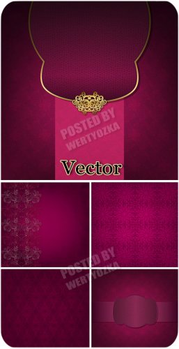         / Pink vector backgrounds