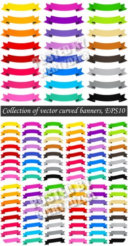 Цветные ленты / Colored ribbons - stock vector