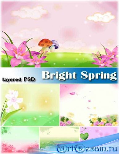  | Bright Sping (layered PSD)