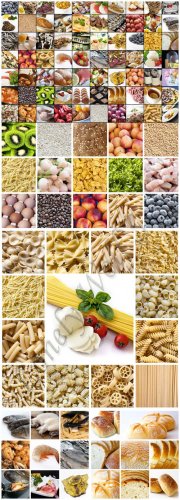 Collage of food - Stock photo