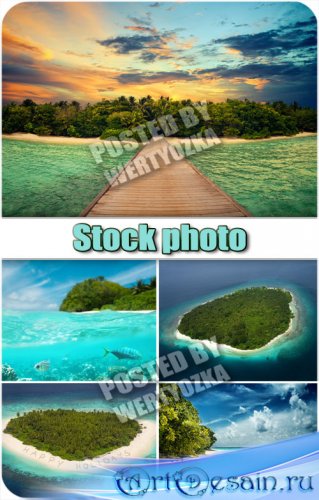    / Island in the ocean - stock photos