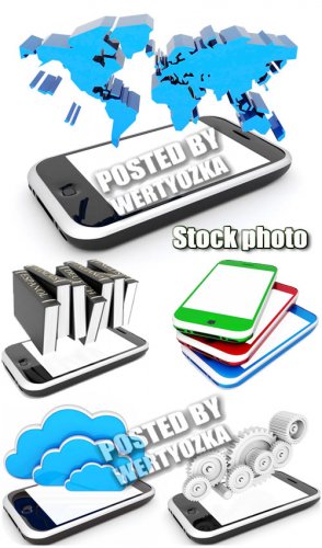 ,   / Smartphones, modern technology - stock  ...
