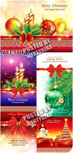  , , ,   / Christmas backgrounds - vector stock
