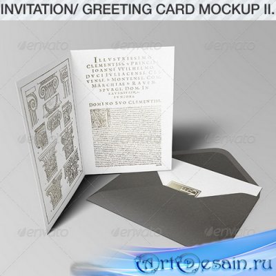   - Invitation & Greeting Card Mockup Pack II