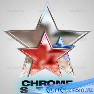 PSD исходники - Chrome Star