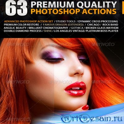   - 63 Premium Quality Photoshop Actions