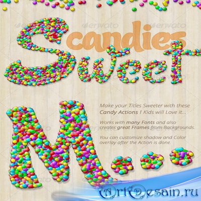    - Candy Text Creator - Photoshop Actions