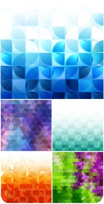  , ,   / Vector backgrounds, abstract, colorful texture