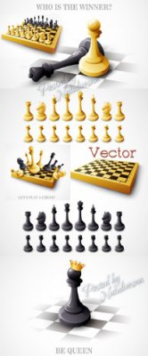 Подборка векторного клипарта – Шахматный тур