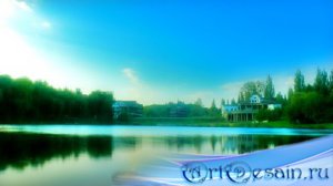 Футаж - Красочное озеро