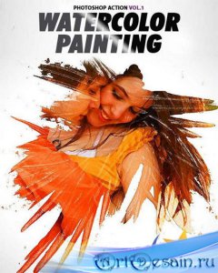 PS Watercolor Painting Action Vol.1