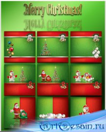  Новогодние фоны-Новогодние композиции.6 часть/Christmas backgrounds-Christmas composition.Part 6 