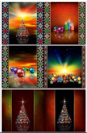  .  8 / Christmas backgrounds. Part 8 