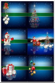   - .11 /Christmas backgrounds-Christmas composition.Part 11 