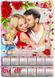 Романтический календарь на 2019 год к Дню Святого Валентина - Самому родном ...