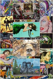 Graffiti, street art -  ,   