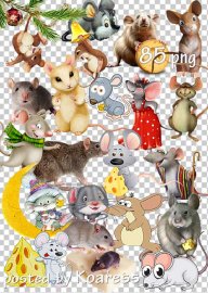Мыши и крысы png - Mice and rats png