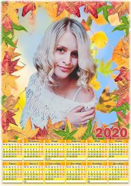 Календарь на 2020 год - Осени кружатся листья